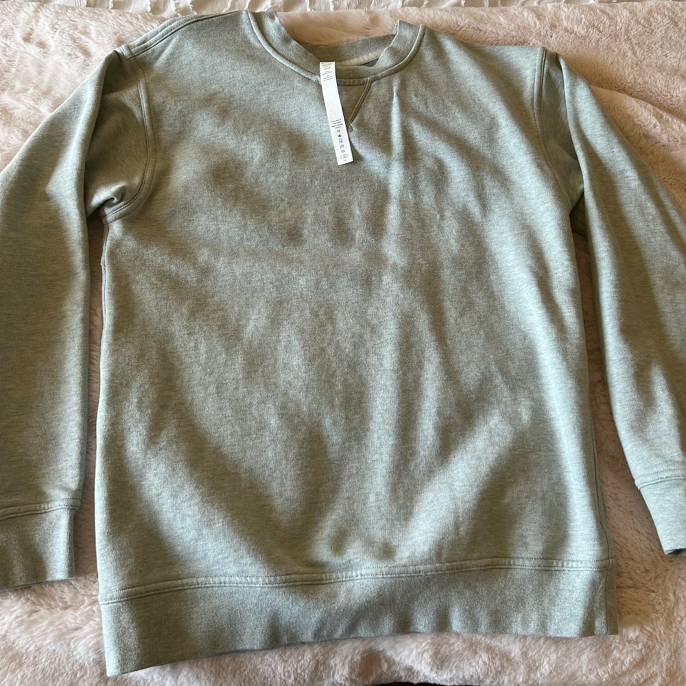 Lululemon crewneck sweatshirt size 6 in heathered teal